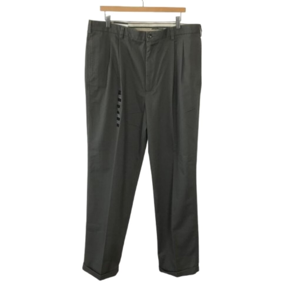 NWT Banana Republic Mens Size 40 LONG 40x34 Smithfield Pleated Chino Pant NEW